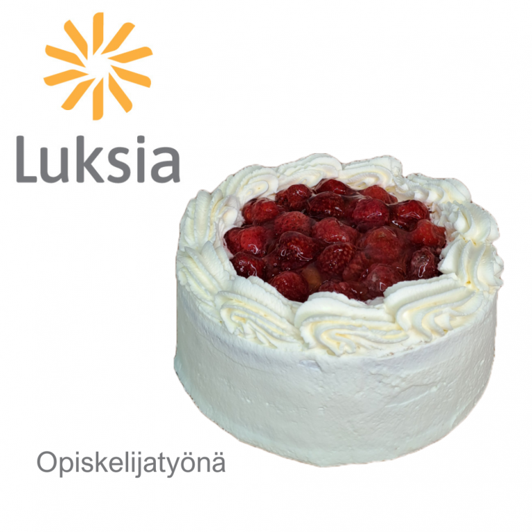 Mansikka-kermakakku 8-10 hlö Laktoositon