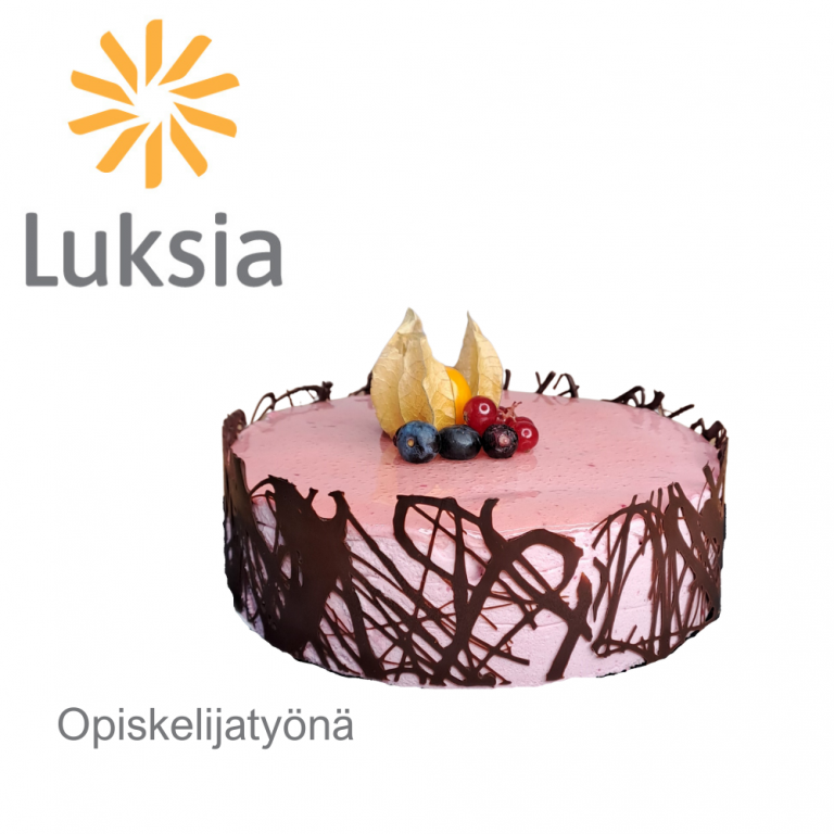 Vadelma moussekakku 10 hlö Laktoositon